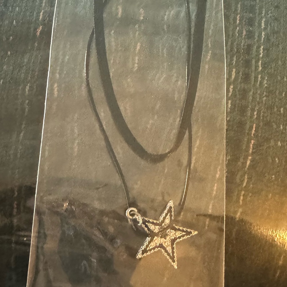 - Star glitter necklace new